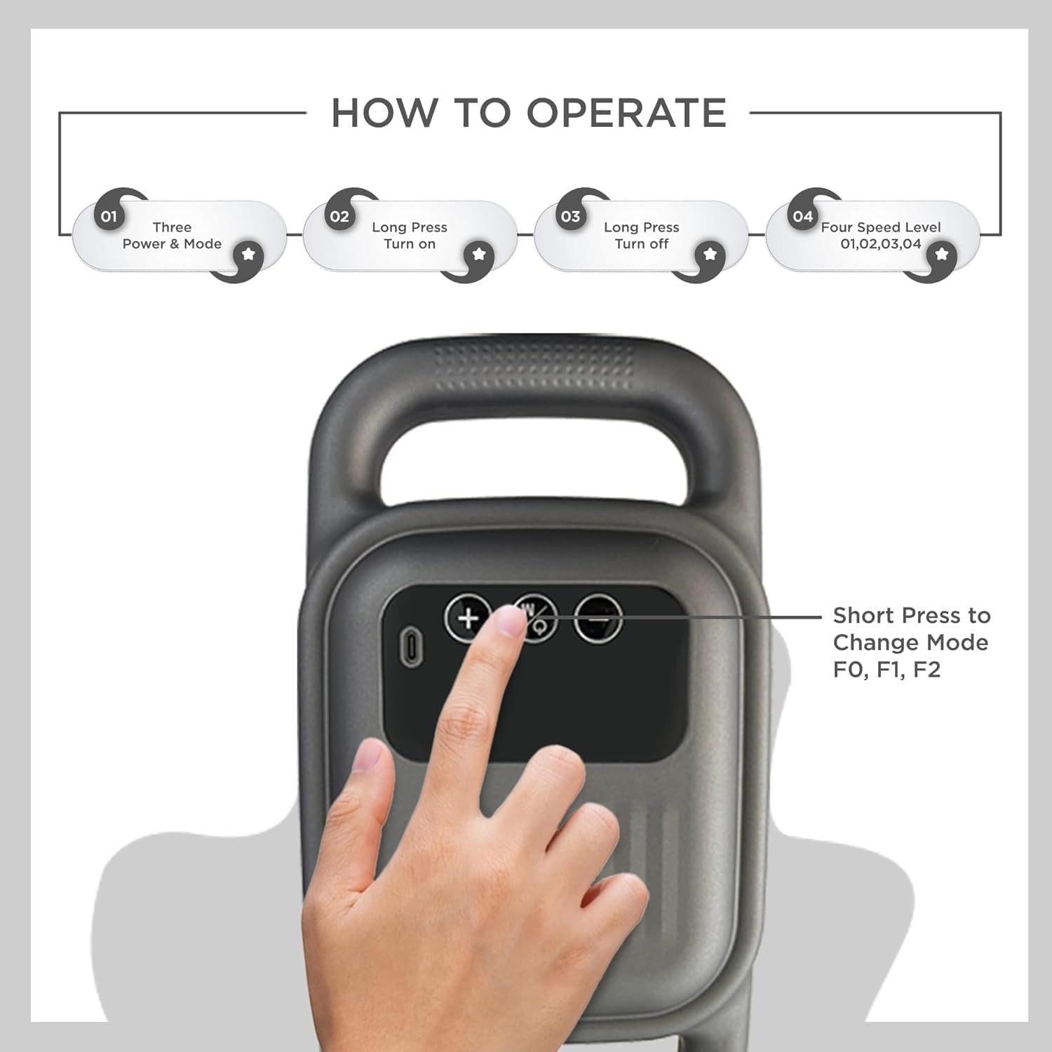 جهاز تدليك بأربع رؤوس لتخفيف الألم