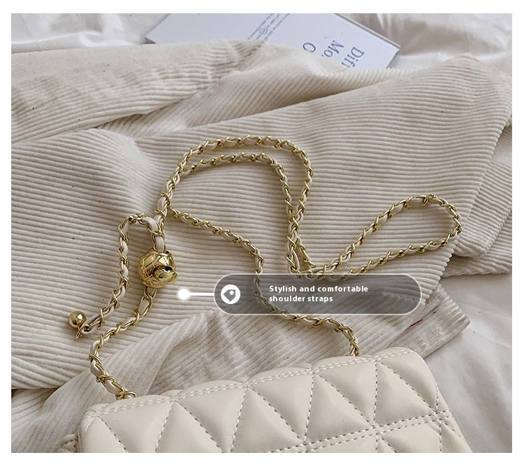 High-grade Diamond Pattern Chain Bag